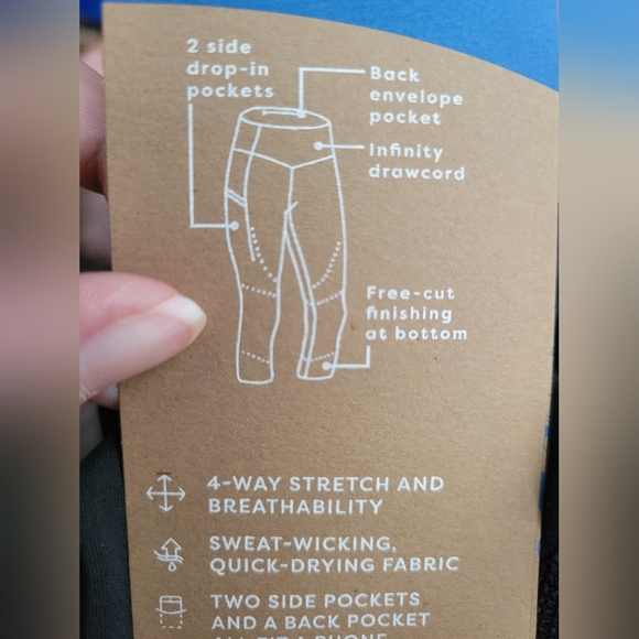 Brooks Womens Method 3/4 Tights Small Nwt Black - Picture 10 of 10